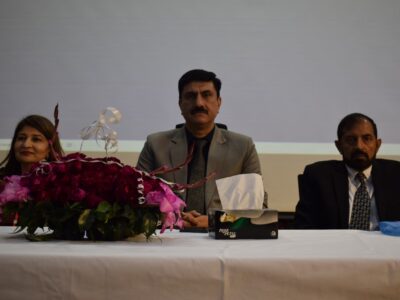 Vice Principal, Principal, Medical Superintendent (Left to Right)